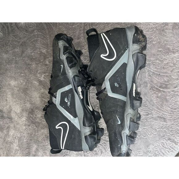 NEW Men's Nike Alpha Menace 3 Shark Football Cleats CV0582-010 Size 10.5 - Picture 4 of 8